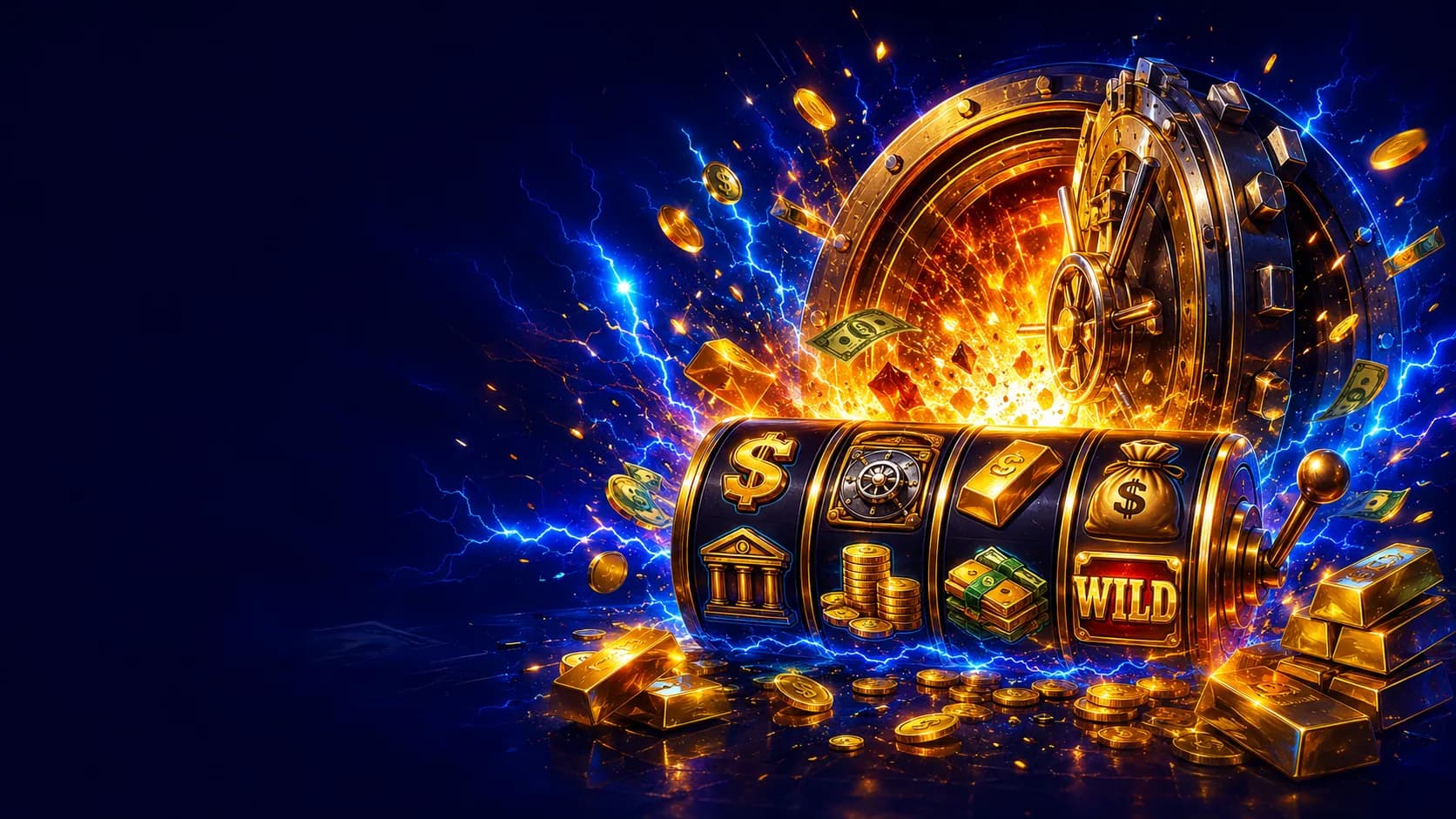 Bank Boom slot hero artwork