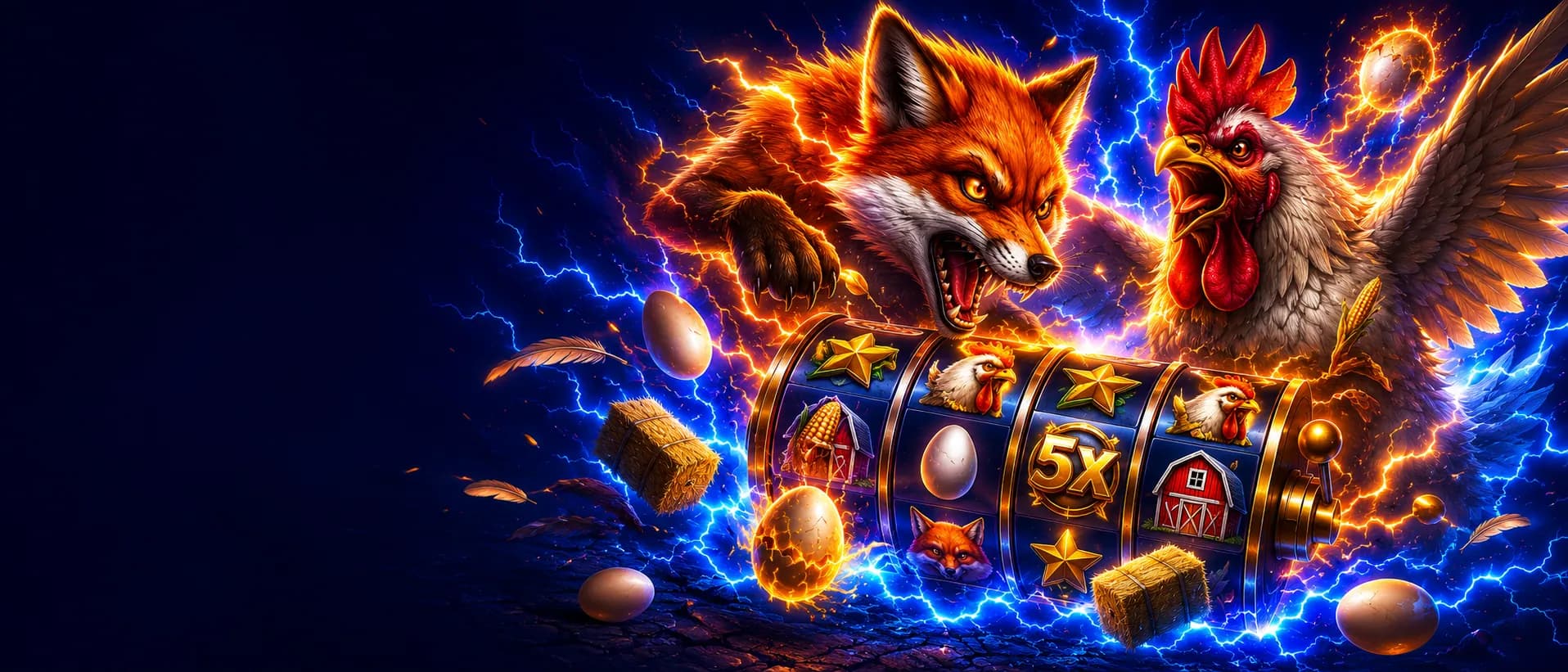 Chicken Fox 5x Skillstar slot hero artwork