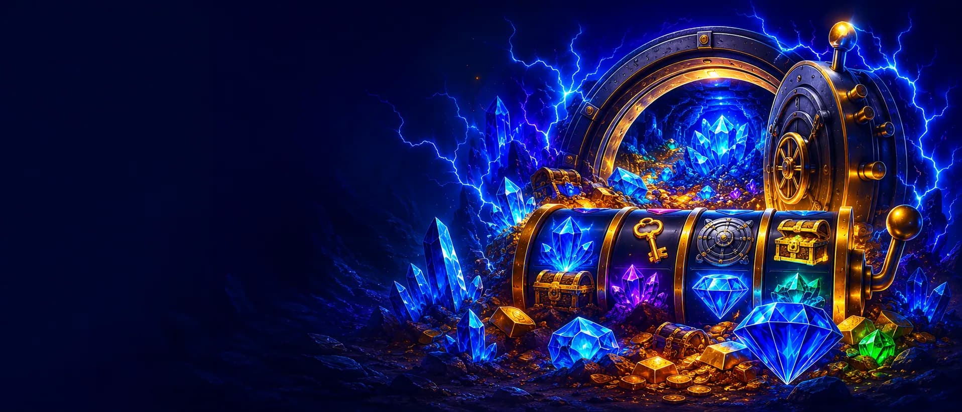 Crystal Vault slot hero artwork
