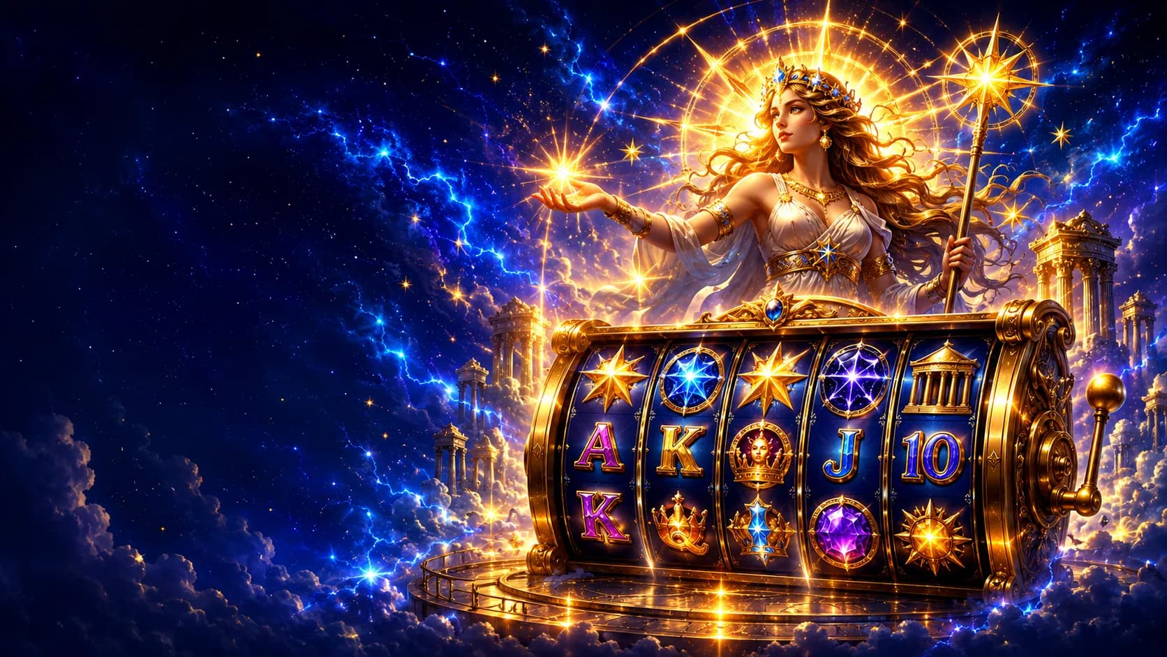 Divine Stars slot hero artwork