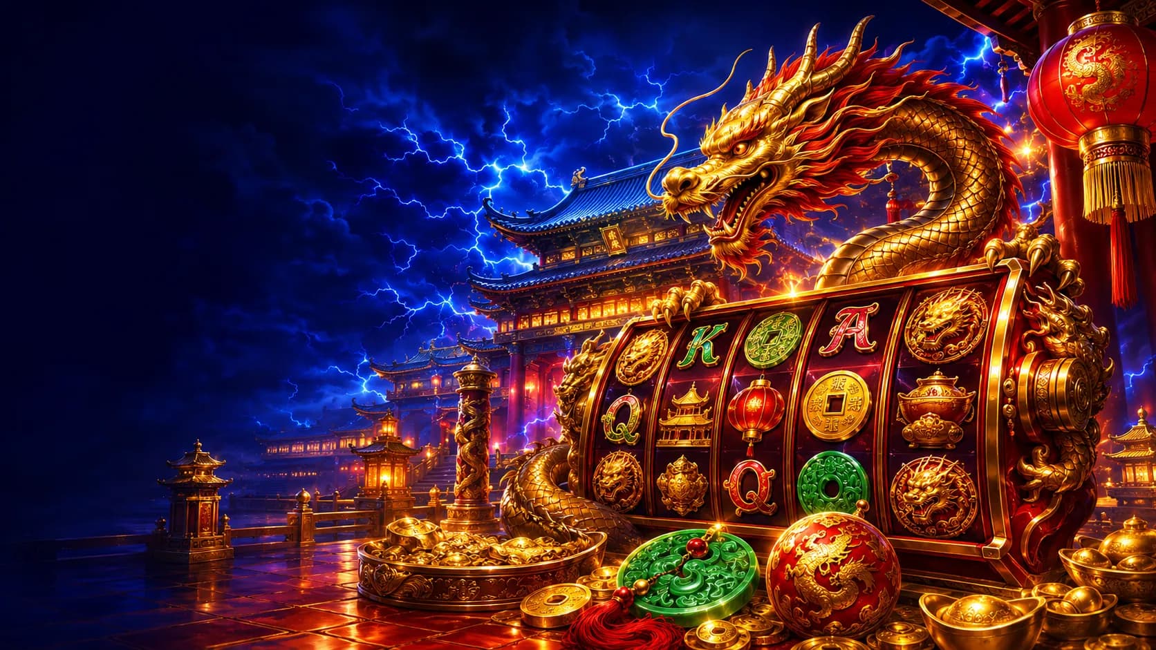 Dragon Palace slot hero artwork