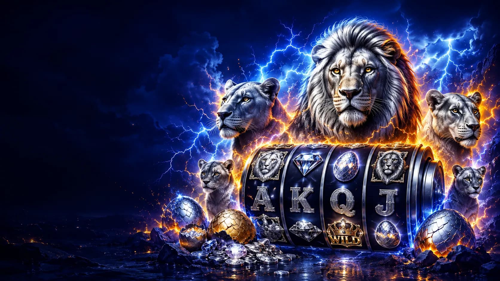 EggLink Silver Pride slot hero artwork