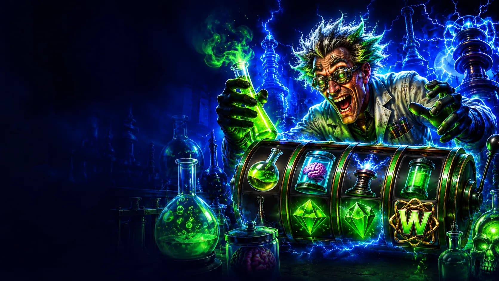 Experi-Mental slot hero artwork