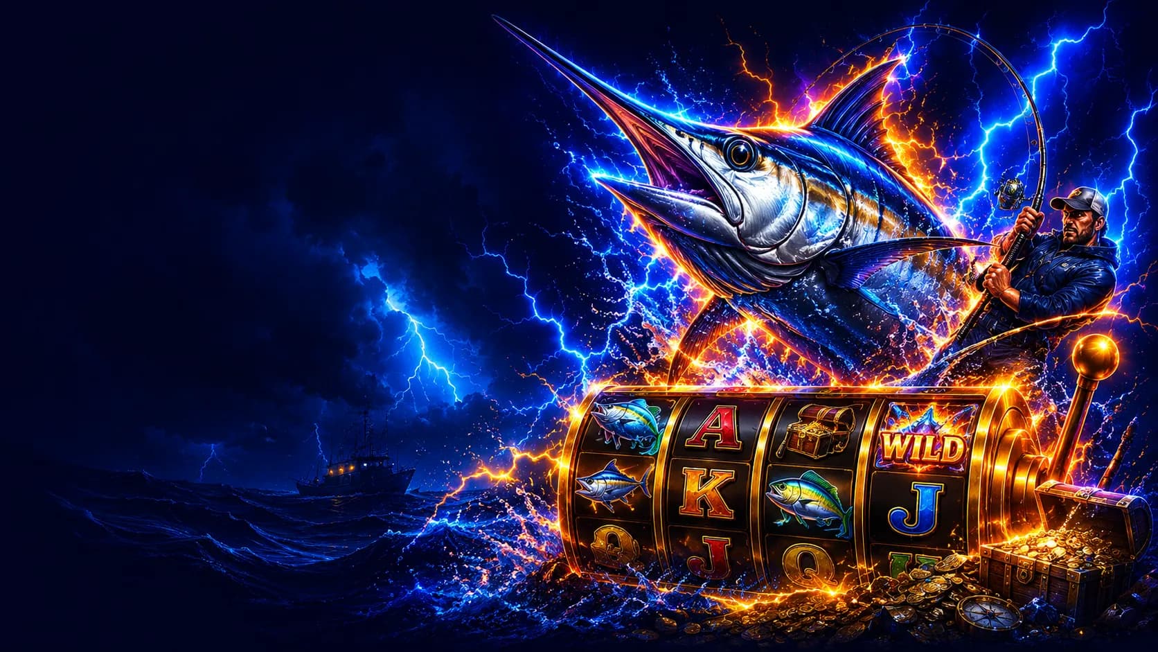 Extreme Fishing slot hero artwork