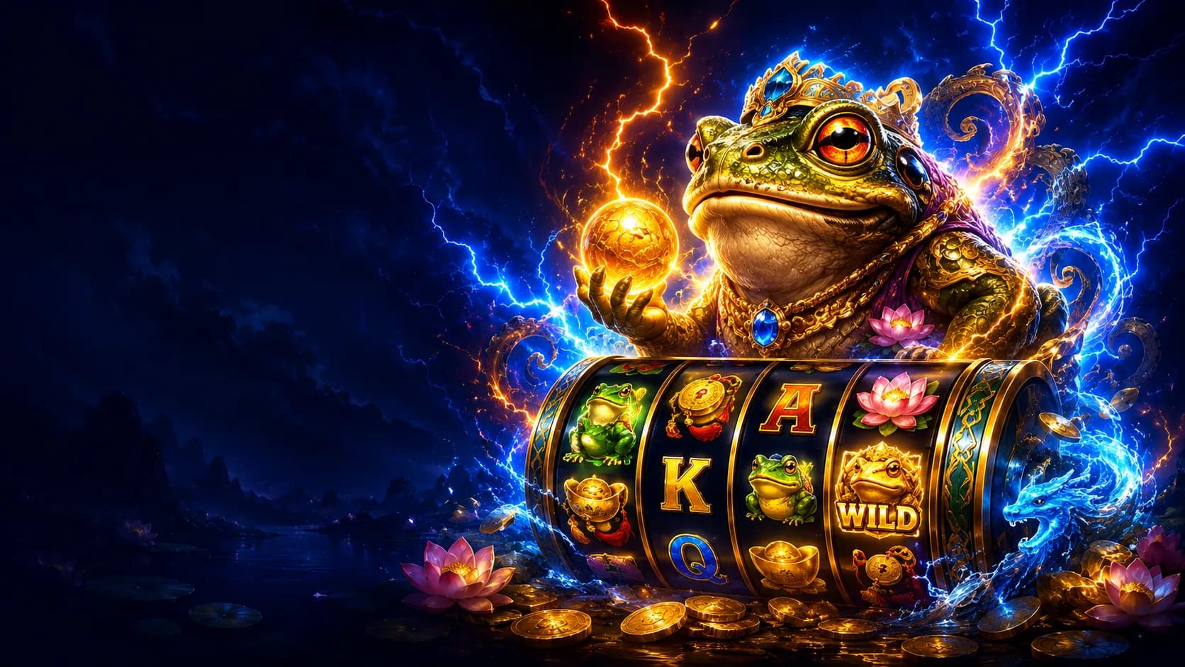 Fortune Frog Skillstar slot hero artwork
