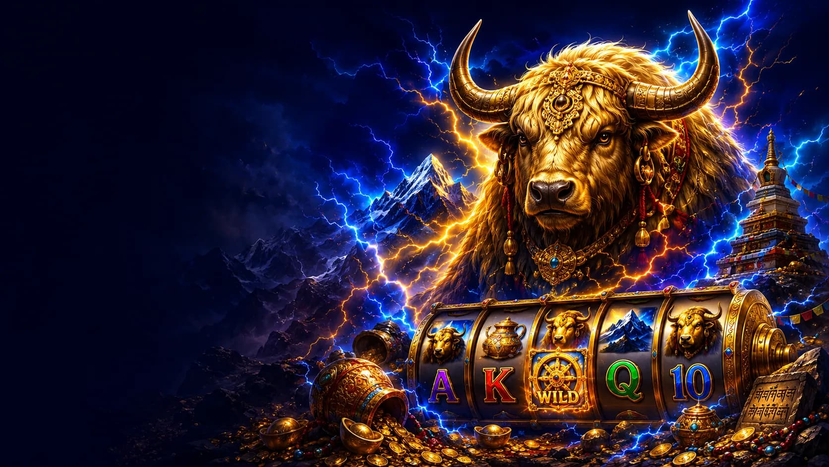 Golden Yak slot hero artwork