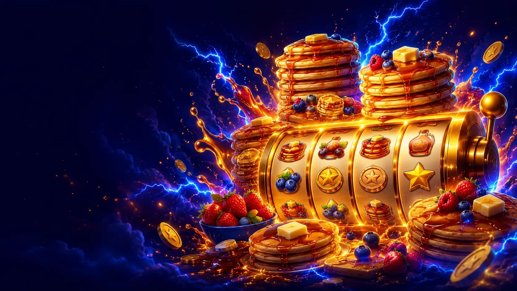 Hotcakes Flip'n'Staxx slot hero artwork