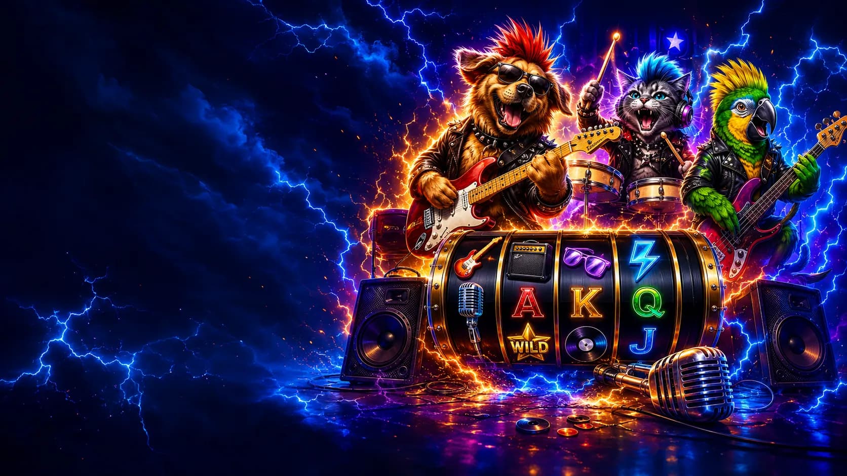 Mild Rockers slot hero artwork