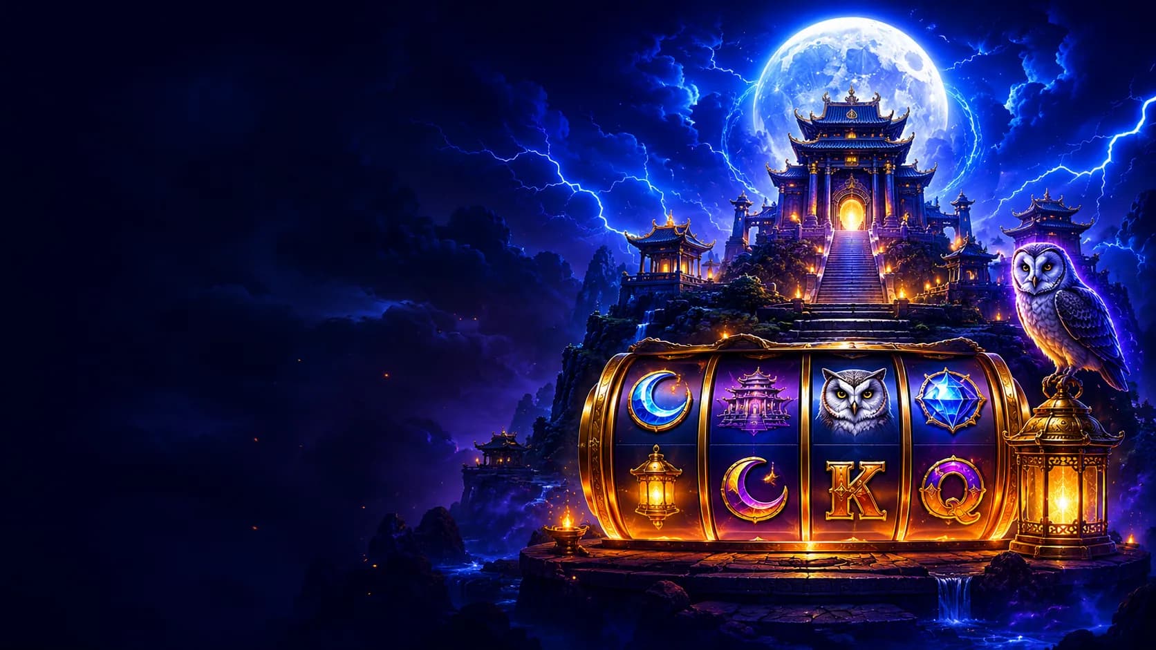Moon Temple slot hero artwork