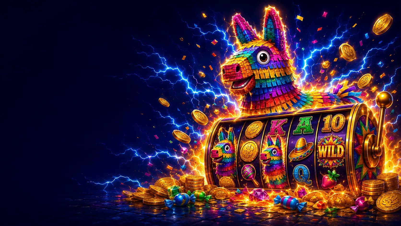 Pinata Bucks slot hero artwork