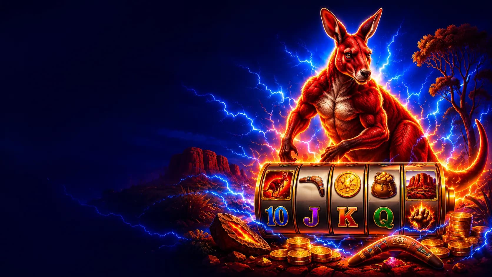 RedRoo slot hero artwork