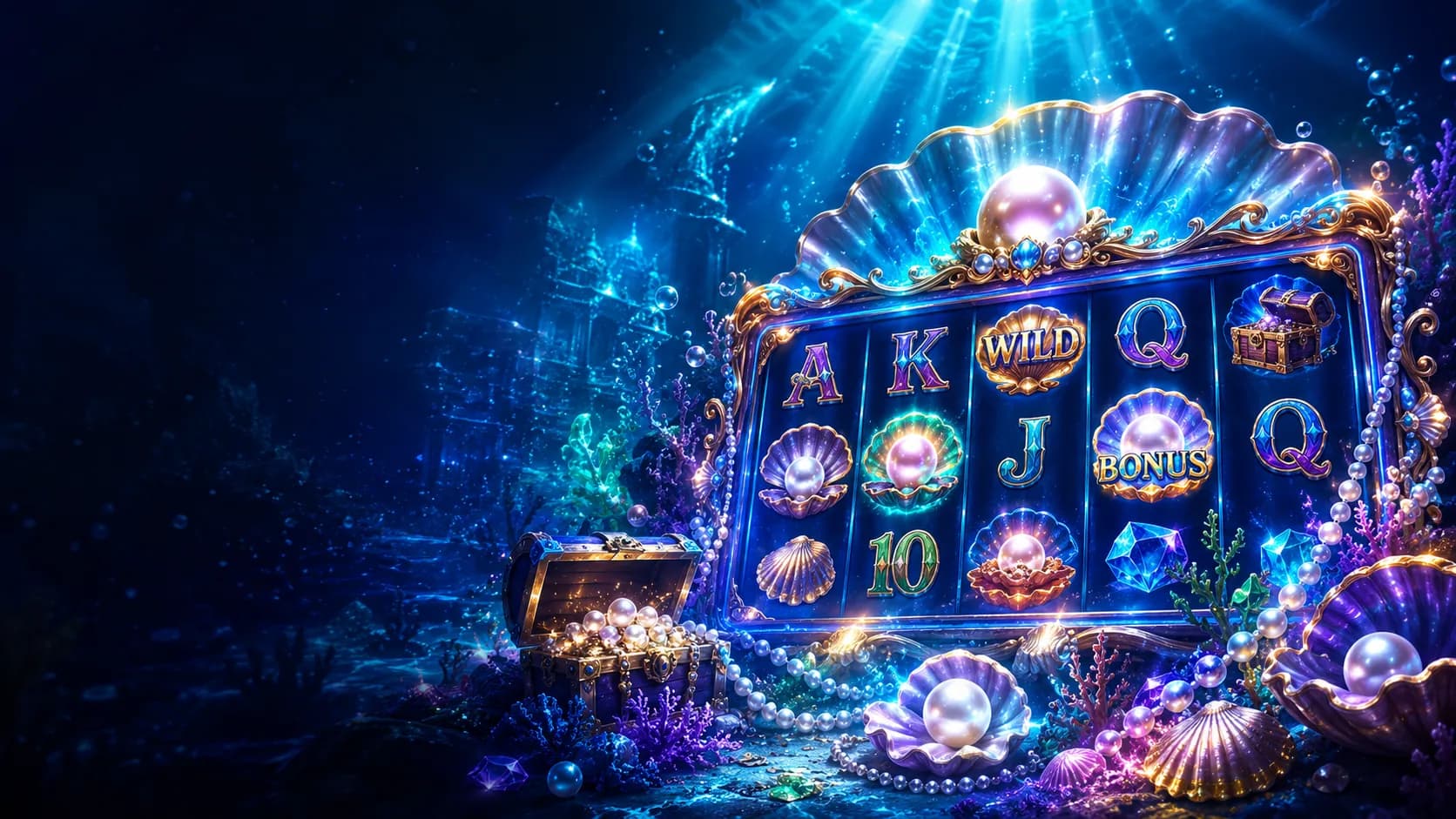 Stacks of Pearls slot hero artwork