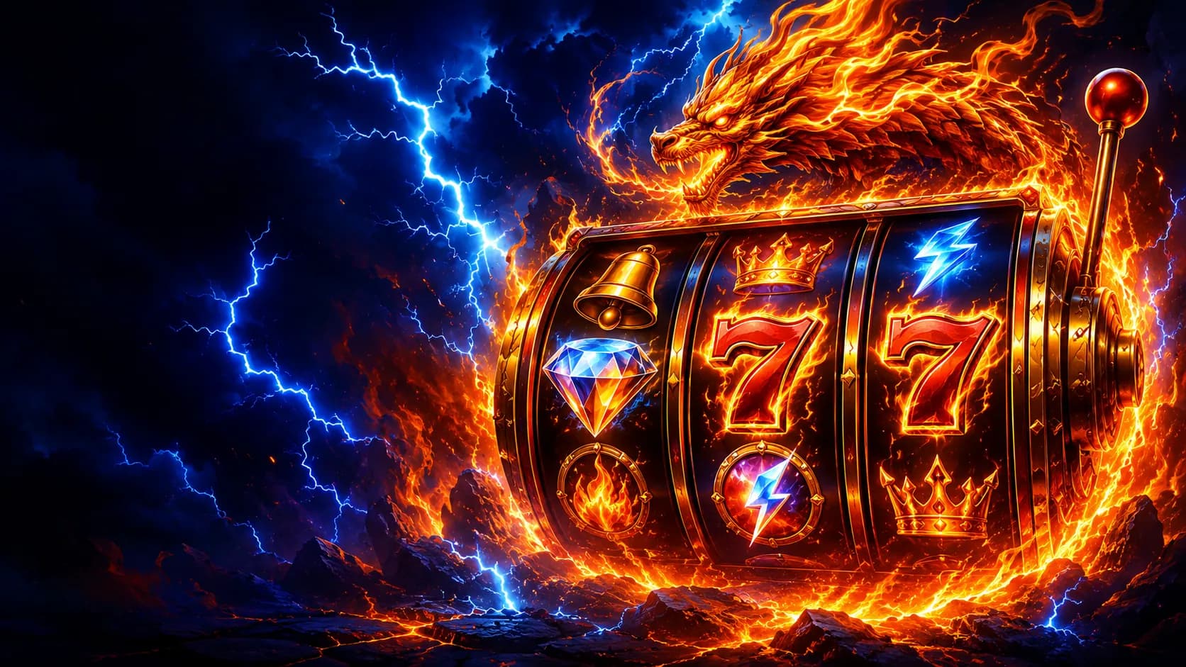 Thundering Blaze slot hero artwork