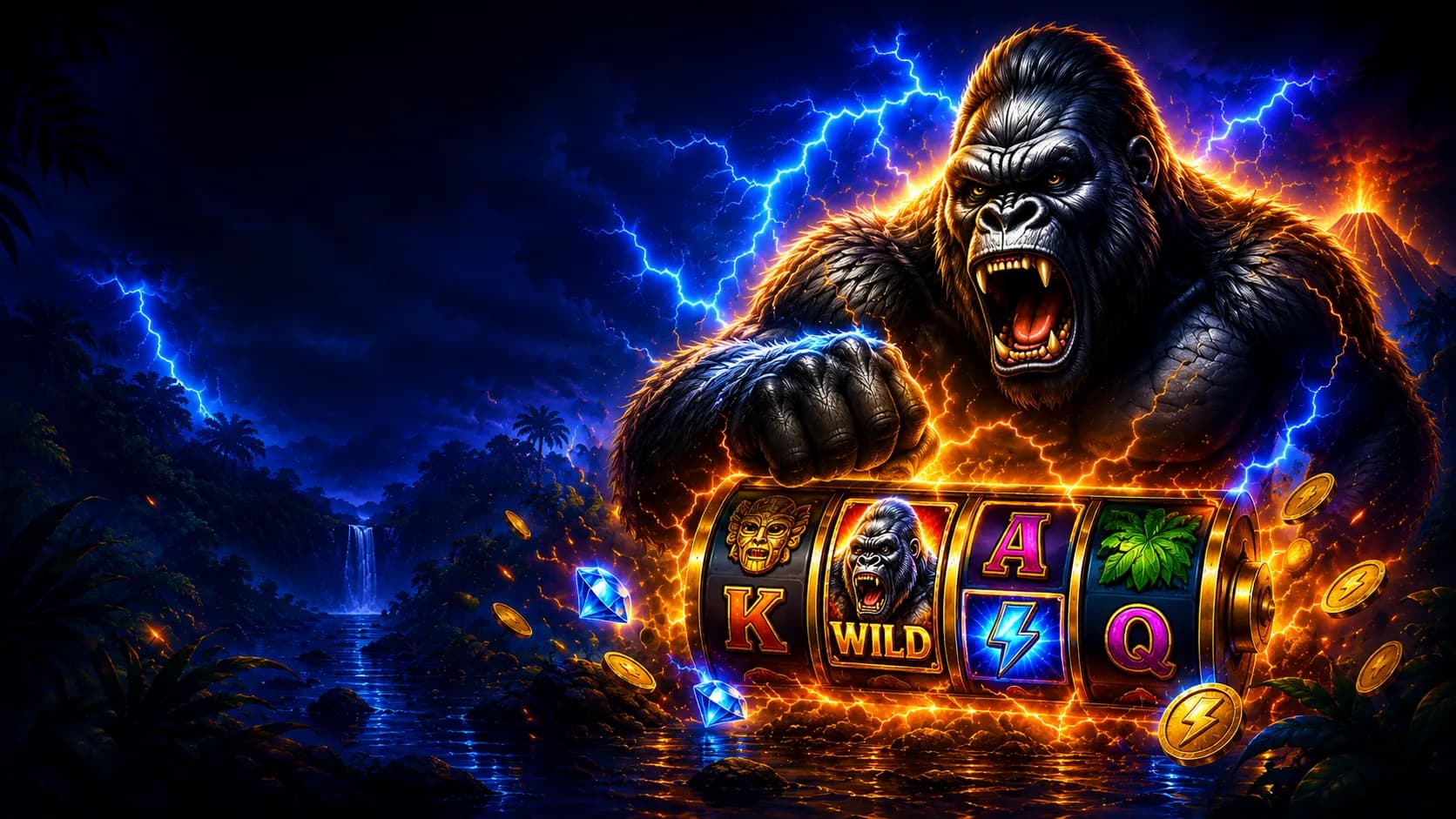 Thundering Gorilla slot hero artwork