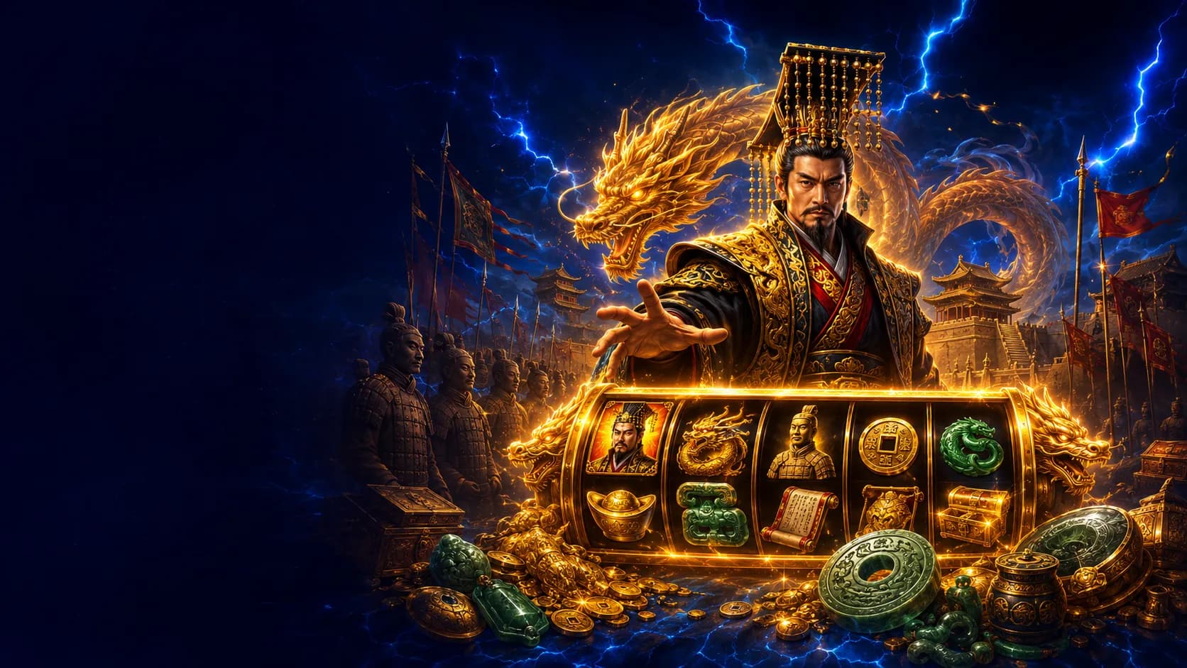 Timelink Age of Qin slot hero artwork