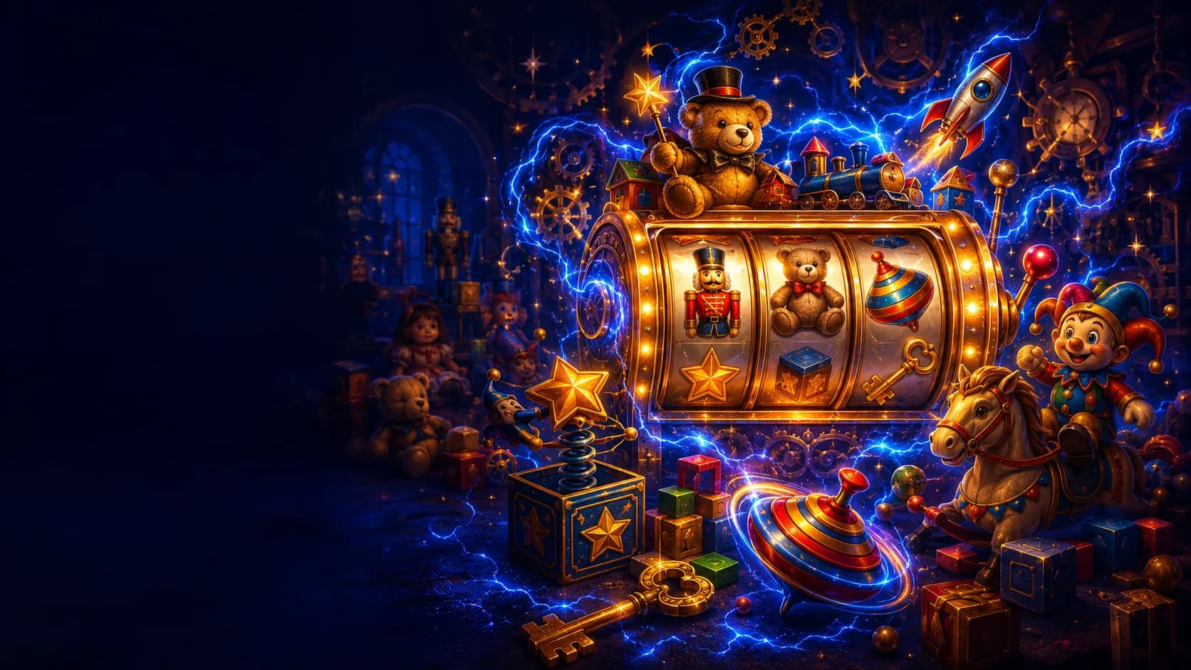 Toymaker Magic slot hero artwork