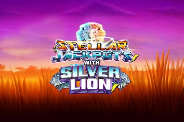 Stellar Jackpots Silver Lion slot cover image