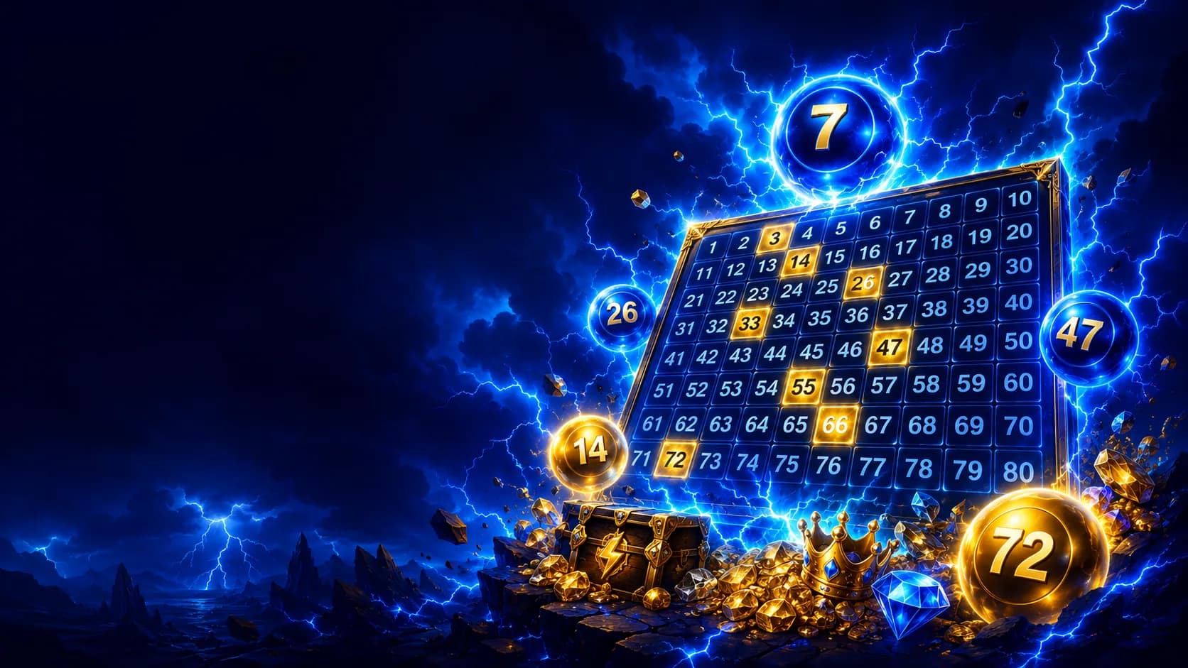 Thundering Box Keno slot hero artwork